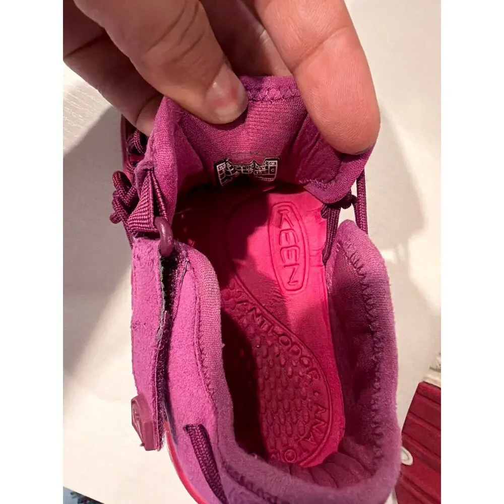 Kids Keen Uneek Sport Sandals Hiking Sandals Shoes Purple Pink Size 13